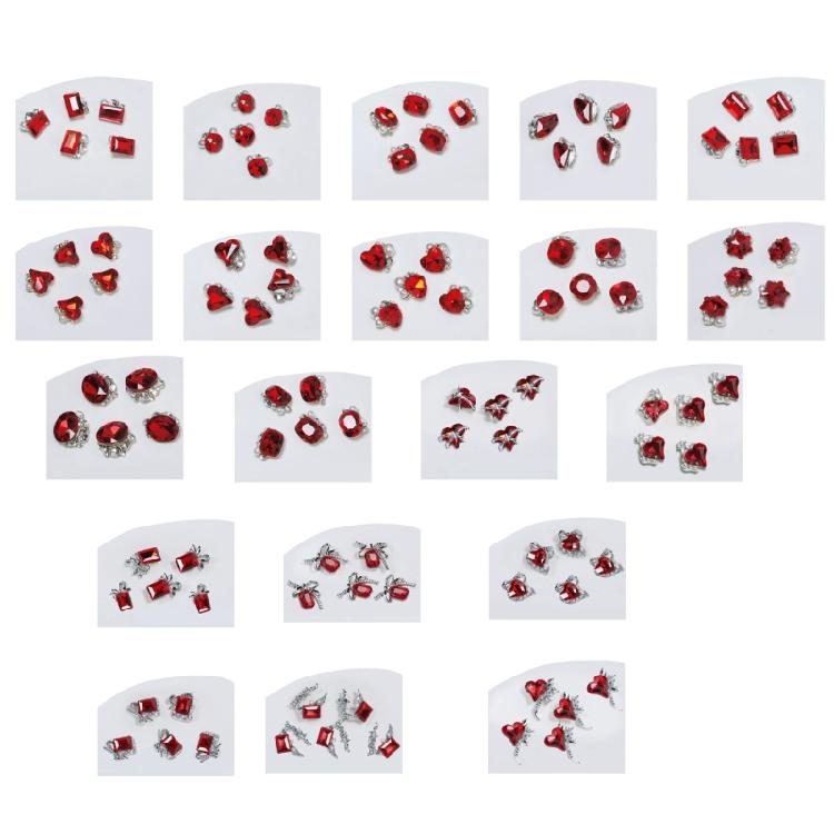 5pcs Chic Nail Art Rhinestones DIY Art Nail Accessories for Special Occasions