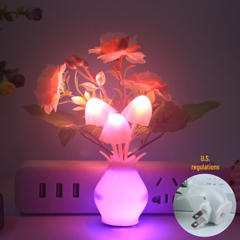 Multi-Color Changing Sensor Vase Night Light (EU/US Standard)