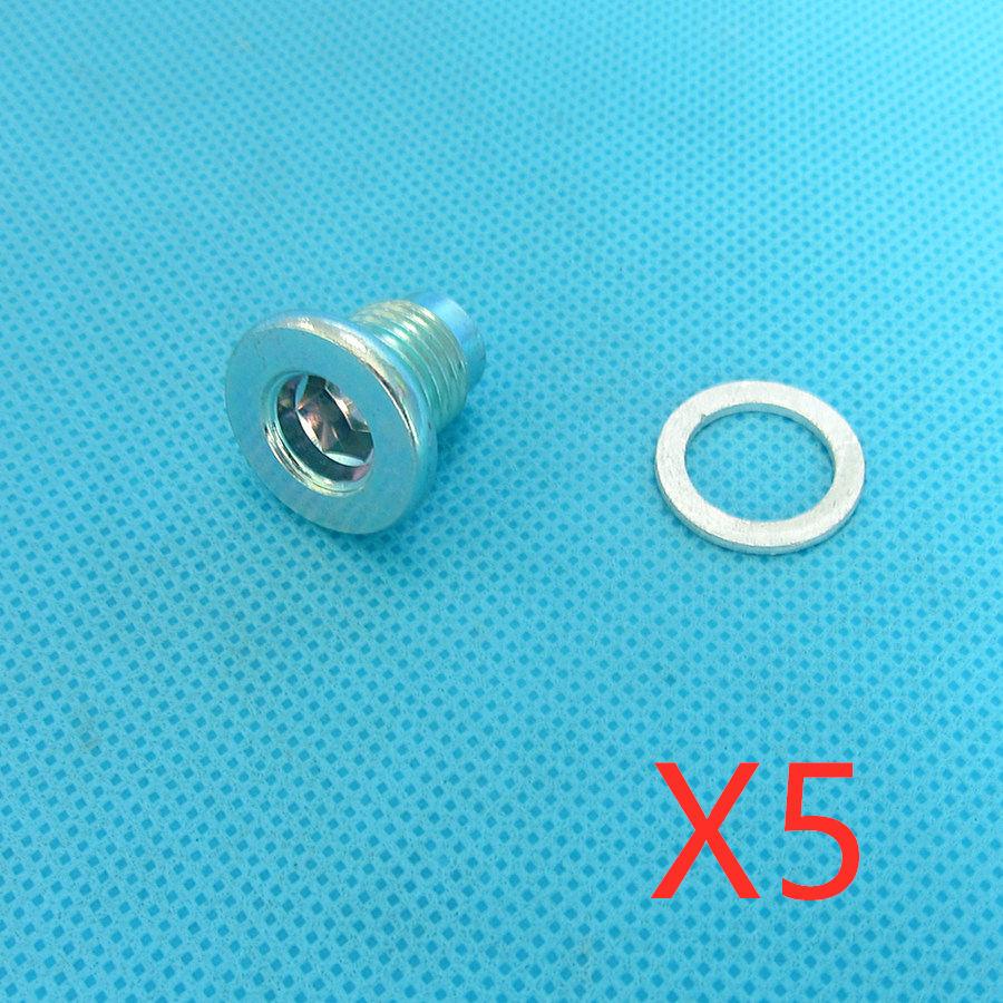 car accessories FS50-21-249 engine oil pan drain plug bolt for Mazda 3 2013-2018 BM BN CX5 2012-2021 KE KF CX3 CX8 CX9 Mazda 2