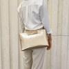 2025 Luxury Fashion PU Leather Handbags Stylish Elegant Women Clutch Purse Shiny Tote Women Chain Shoulder Crossbody Bag