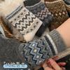 Wool Socks Children'S Medium Tube Socks Seasonal Thickened And Velvet Warm Retro Winter Stockings