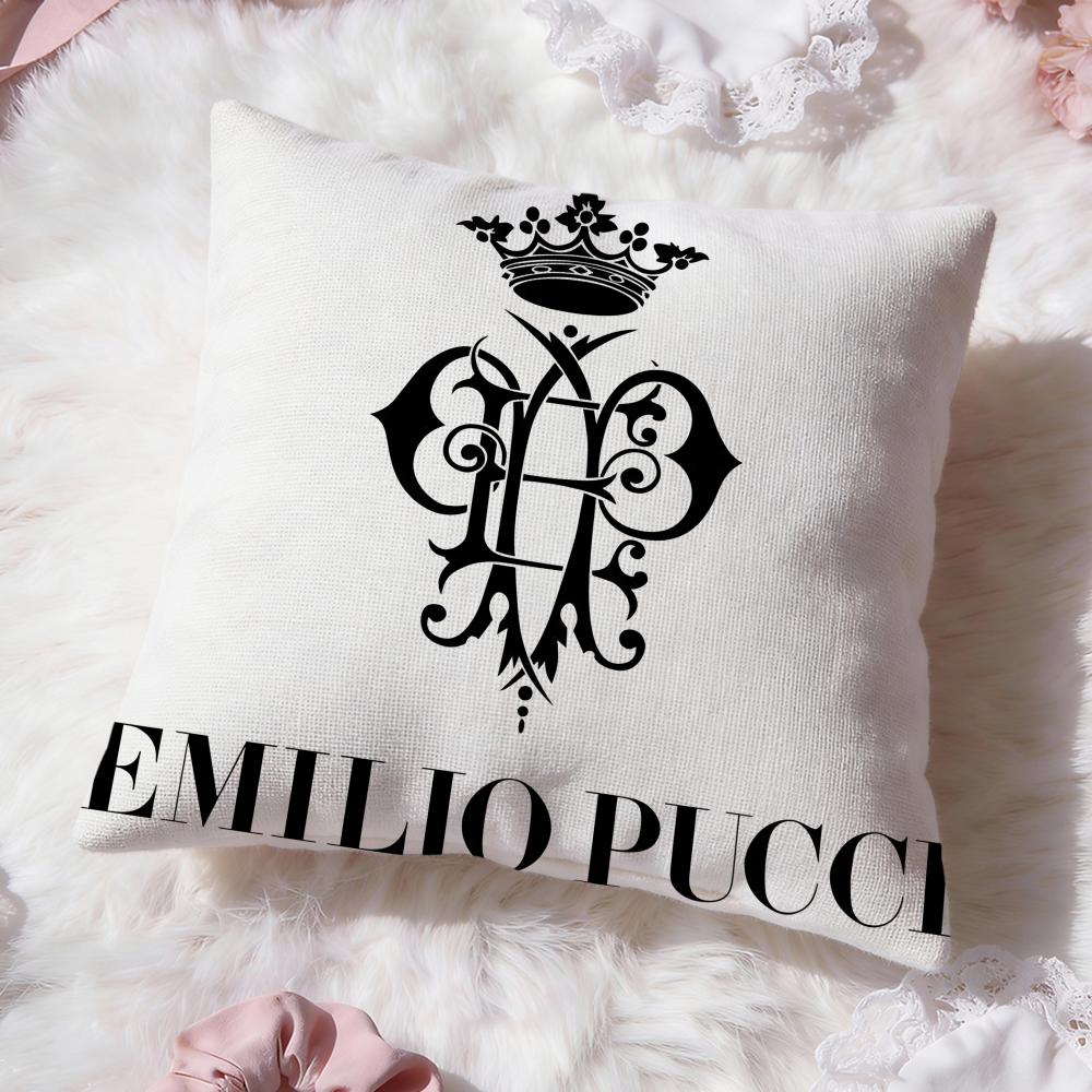

E-EMILIO PUCCI SRLS Cushion Cover Premium Comfort Reversible Pillow Cove -Two in One Design for Any Room & Car Interior 50cmx50cm