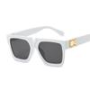 Vintage Rectangular Womens Sunglasses Retro Brand Designer Square Sun Glasses UV Protection Fashion Zonnebril Dames