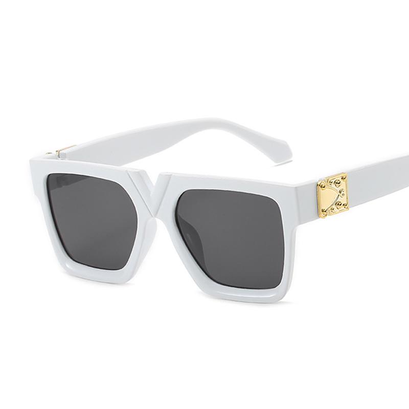 Vintage Rectangular Womens Sunglasses Retro Brand Designer Square Sun Glasses UV Protection Fashion Zonnebril Dames