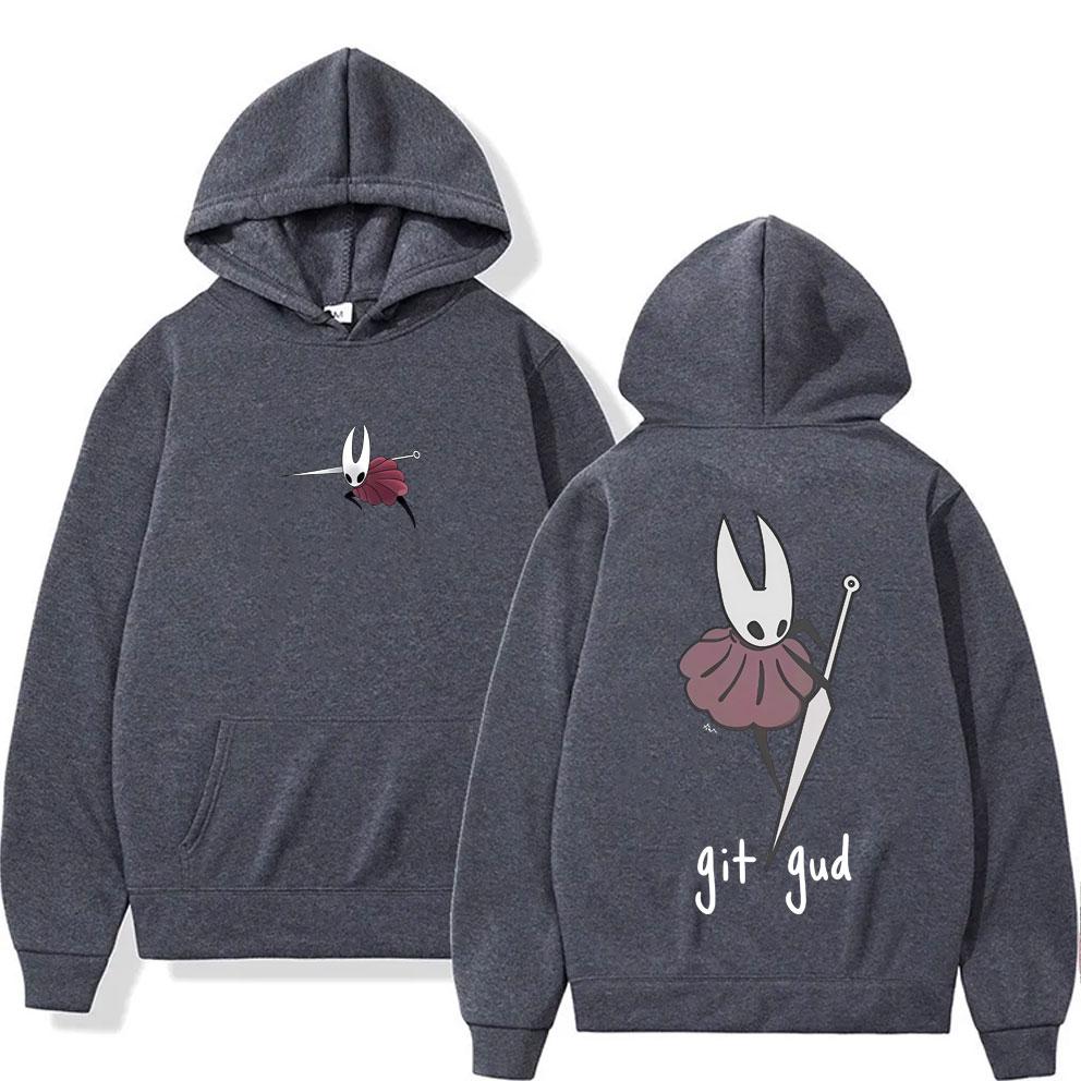 

Игра Hollow Knight Графическое худи Мужское Женское Модное Повседневное Оверсайз Худи Спортивный костюм Мужское Винтажное Флисовое Хлопковое Толстовки XXXL темно серый