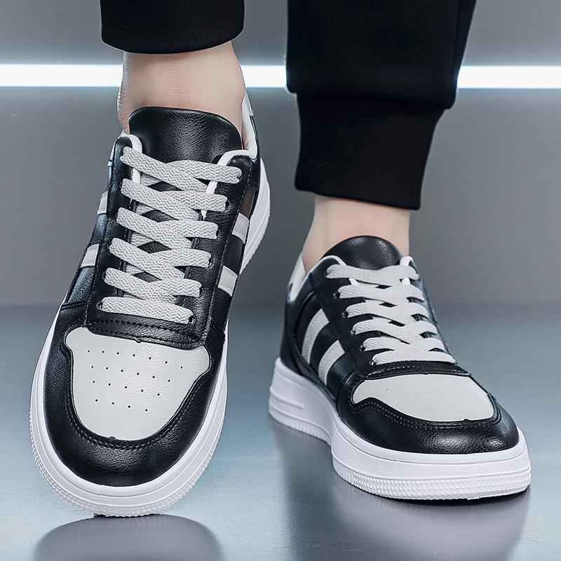 Men's breathable thick-sole casual shoes summer soft-sole outdoor walking shoes fashion youth sports board shoes male flat shoes