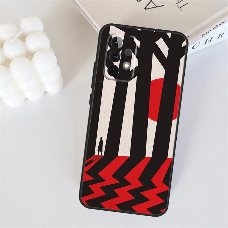 TWIN PEAKS For Samsung Galaxy A53 A33 A55 A35 A15 A22 A32 A52 A54 A34 A14 A56 A36 A26 A16 A05 A06 Case