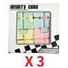 Infinity Cube Flip Adhd Giocattoli Ansia Giocattolo Punta delle dita per Gioco Puzzle Antistress Dito magico Agitarsi Autismo Regali a mano Bambini
