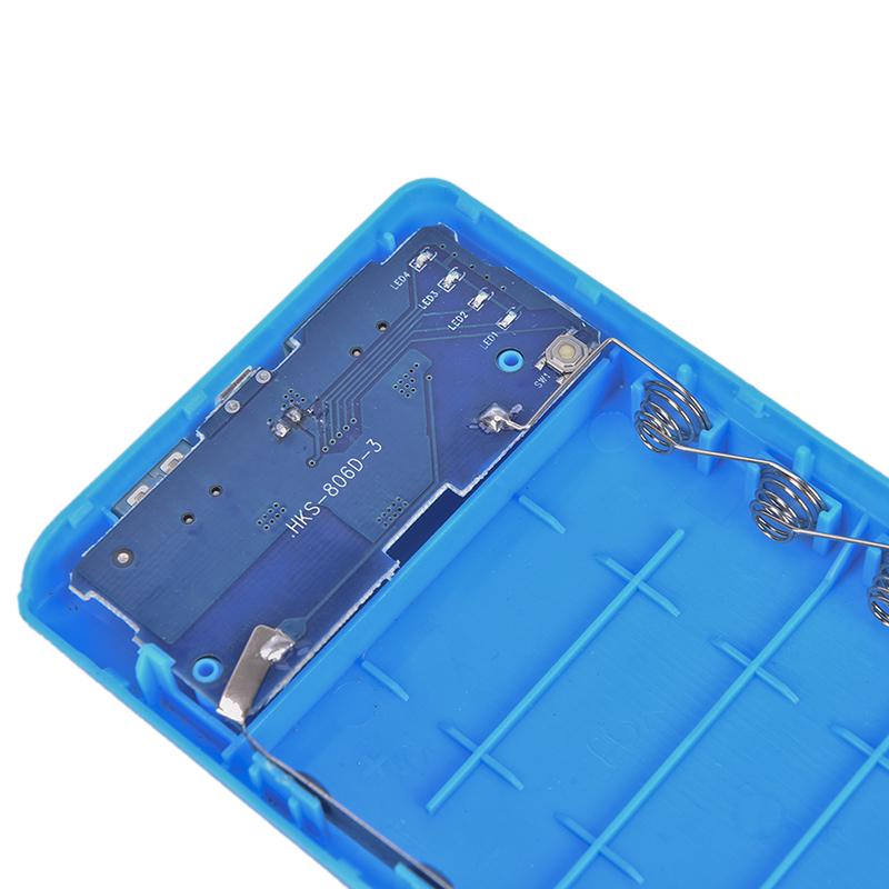 Carcasă Power Bank Shell 2A 6X18650 Încărcător Kit cutie DIY Placă baterie Fără baterie