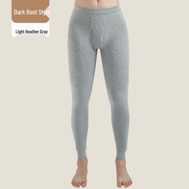 Pánské zeštíhlující podzimní/zimní kalhoty z bavlny a vlny Langsha