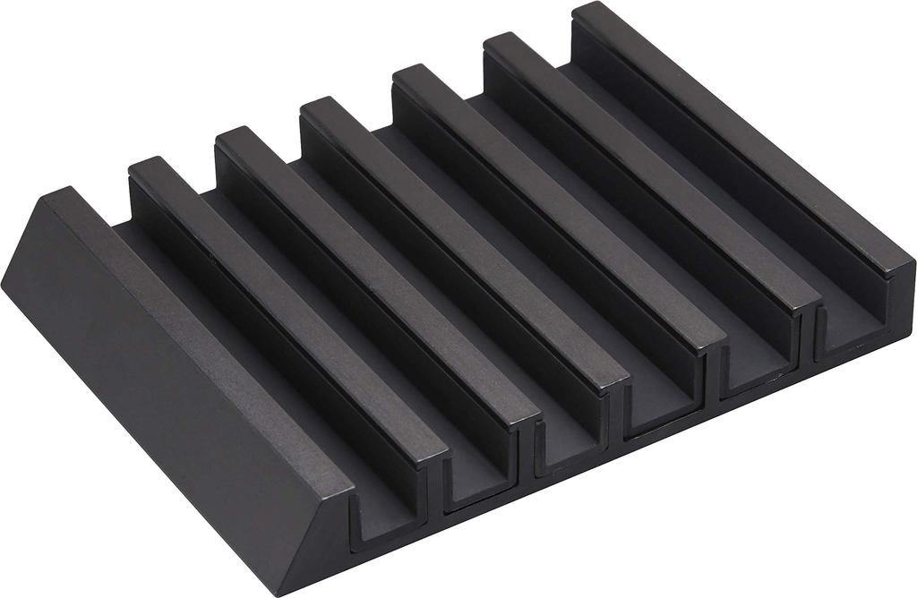 Yamazaki Jitsugyo 5275 Tablet Stand Black Approx. W10XD13XH1.8cm Tower Smartphone Stand Charging Stand