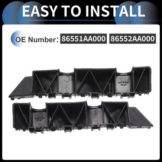 1 Pair Front Bumper Retainer Bracket No.86551AA000 for Hyundai Elantra -