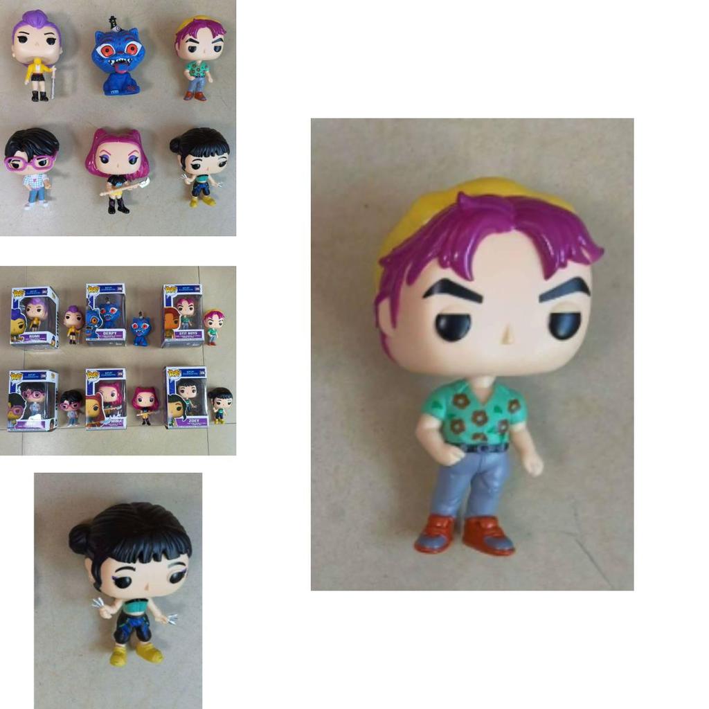 Kpop Demon Hunters Pvc Doll Ornament For Desk Decor And Office Display