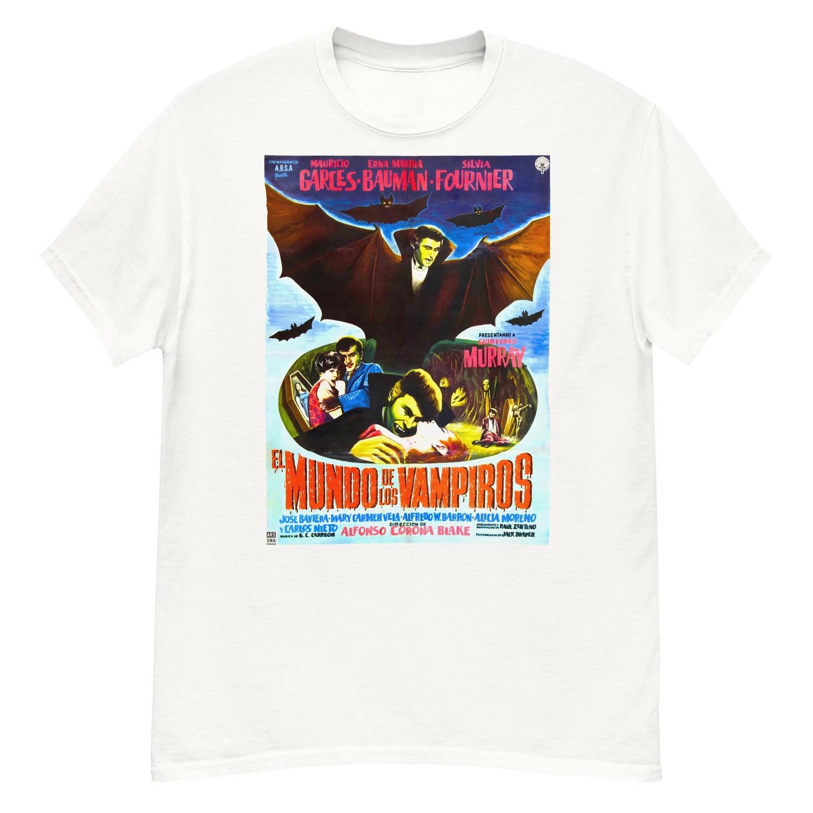 The World of the Vampires cult Mexican horror film fan art t-shirt XL