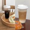 Leak-proof Water Bottle Transparent Coffee Cup Portable Drinking Bottle  For Juice Milk Tea Coffee
