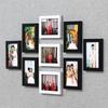 7-Zoll Minimalistisches Modernes Neun-Gitter Wand-Fotorahmen-Set – Stanzfreie Wohnzimmerdekoration