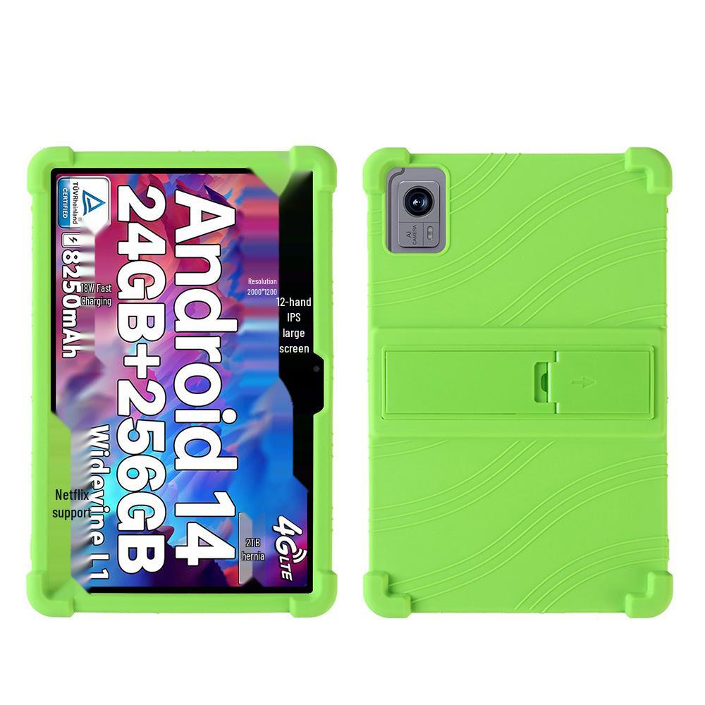 Противоударный силиконовый защитный чехол DOOGEE Tab E3+ 11,97 дюйма с подставкой для офиса.