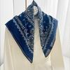 Breathable Cotton Square Scarf Korean Small Scarves All-match Square Handkerchief  Vacation