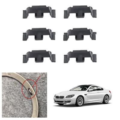 6Pcs For R55 R56 F54 F55 F56 F60 51132752145 Car Headlamp Headlight Frame Bright Strip Clip Fastener Fixed Clamp Buckle