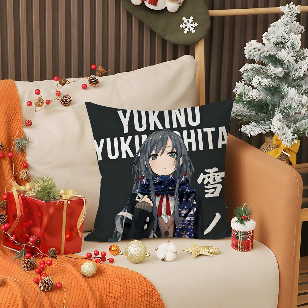 MMy Teen Romantic Comedy SNAFU Pillow Case Printing Pillowcase Living Room Sofa Cushion Cover Bedroom Room Decor