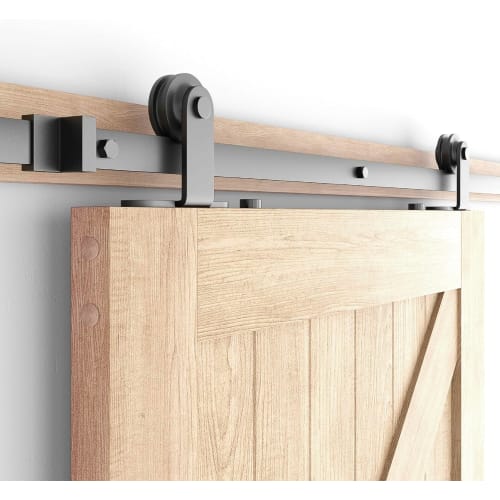 

Nesect Sliding Door Rail Kit, 6ft (approx. 1,831mm), Designed for a 100kg Load Capacity, Safety-Tested Door Hardware, Door Hinge, Designed in Japan