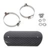 Motorcycle Exhaust Middle Pipe Heat Shield Link Tube Protector Cover Heel Guard (#4)