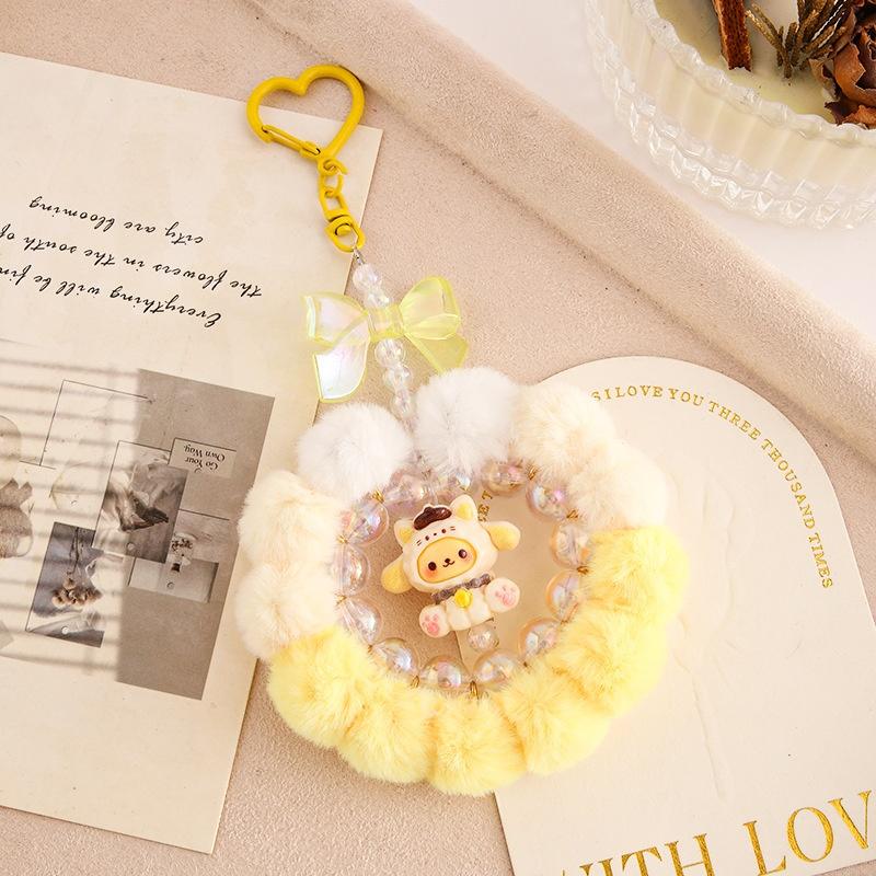 

Cartoon Series Keychain Kawaii Kuromi Backpack Pendant Pochacco Melody Phone Chain Children S Birthday Gift