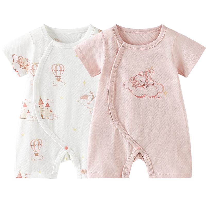 TONGTAI Unisex Baby Summer Cotton Mesh Romper 59