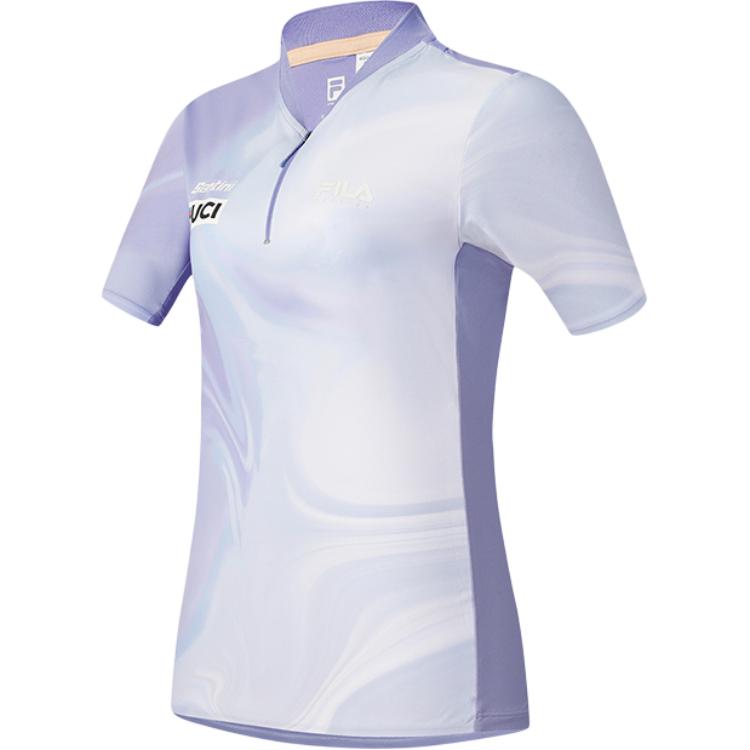 

New FILA CYCLING SS25 Regular T Shirt Women s All Over Print ZA A11W528101F-ZA 165/84A/M