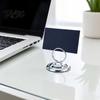 Suporte de Mesa para Número de Mesa Metal, Suporte com Argola Dividida para Cartão de Lugar Foodservice, Suporte Ponderado para Fotos, Memoriais, Notas, Restaurante, Casamento,