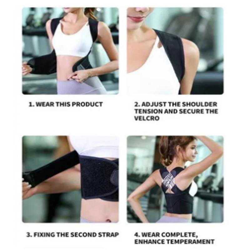 Unisex Invisible Posture Corrector: Breathable Back and Lumbar Support