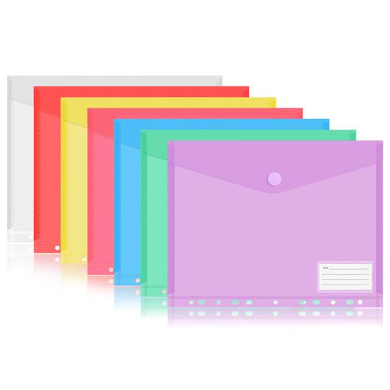 The Curved Flip Cover Features A Fastener Tape That Keeps Papers Firmly in Place