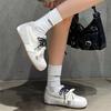 Big Head Ugly Cute Woman Spring New Leather Shallow Mouth Light Breathable Sports and Leisure Shoes