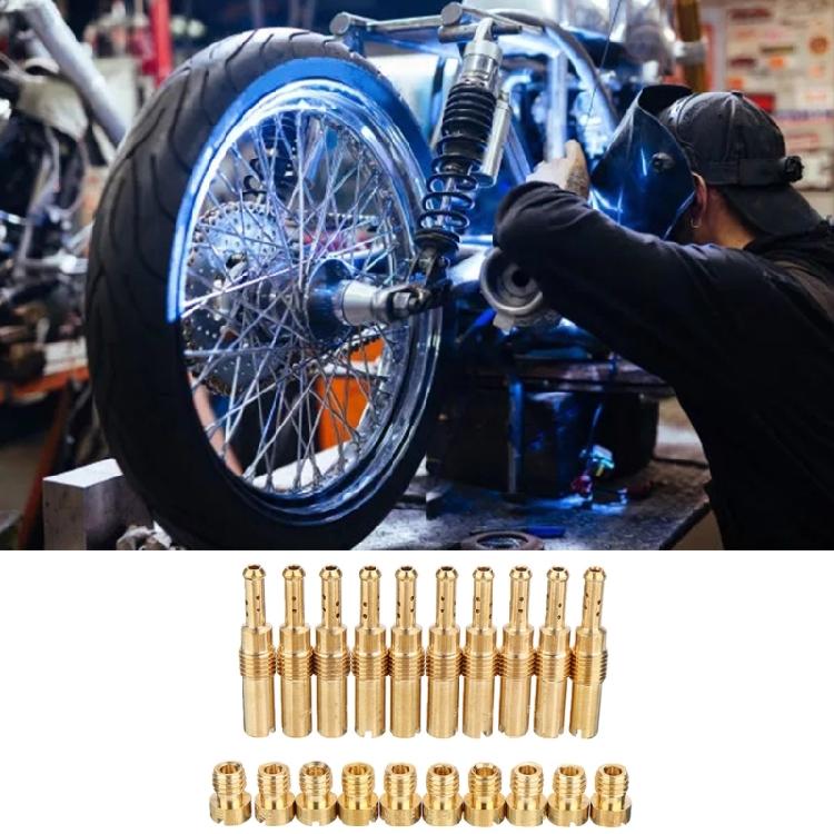 20 Pcs Carburetor Main Jets Kit Jets Kits Achieve Smooth & Powerful Performances