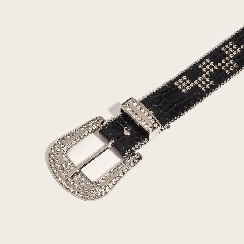Subculture Belt  Rivet Studded Belt for Jeans Shorts Belt Women Waist Decors Pants Waist Belt Girl Waist Ornaments