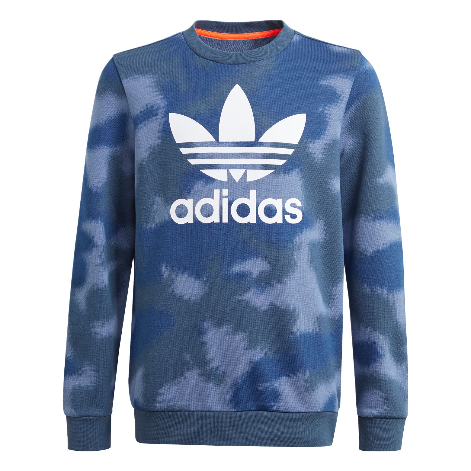 Adidas Originals Sweatshirt Crew Blue/Multicolor/White Teenagers GN4130 152