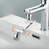 1 Stück Küchenspülenbelüfter, 1440° mechanischer Arm, universeller drehbarer Wasserhahn-Sprühkopf mit wassersparenden spritzwassergeschützten Doppelmodi, essenziell für Wasserhähne