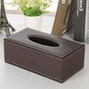 Leather Tissue Box Anti-moisture Household Tissue Storage Box High Quality Car Tissue Paper Dispenser Tissue Storage Container