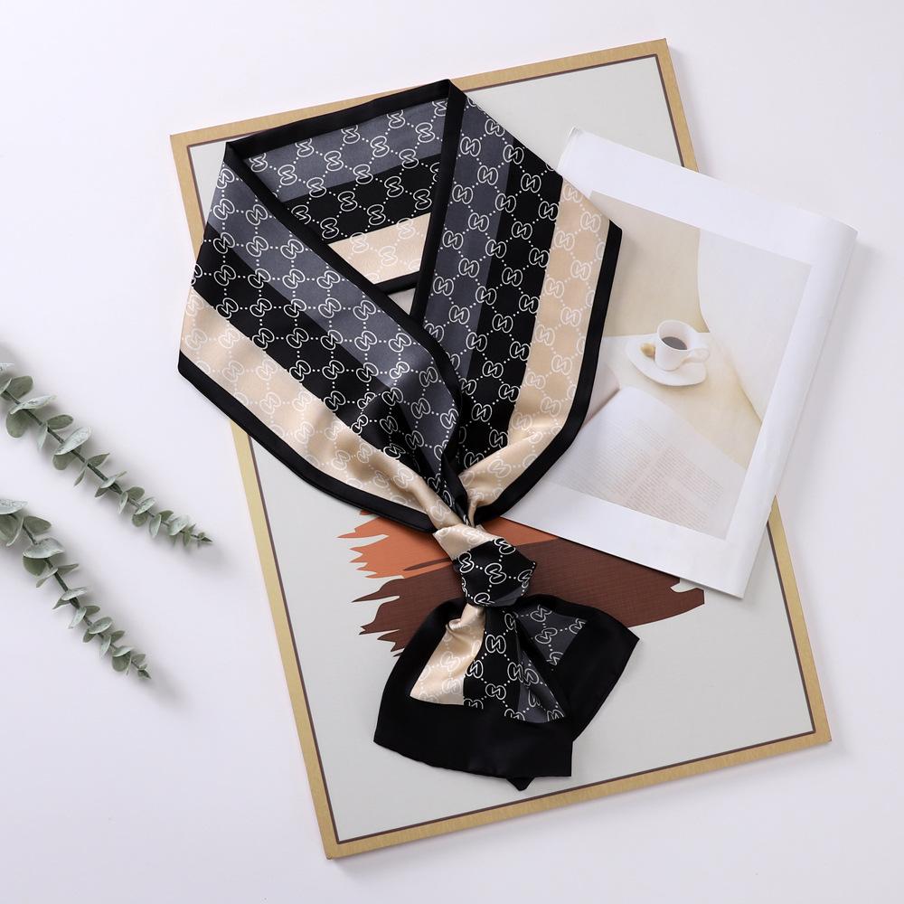 Kleine Und Vielseitige Schals Für Damen Schmale Und Kleine Schals Haargummis Temperamentvolle Bänder Schals Und Schals