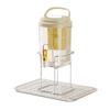 Foldable Handle Beverage Dispenser With Filter and Faucet Cold Water Jug Beverage Pitcher  Bar