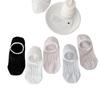 Sock Children's Mid-calf Summer Lightweight Mesh Anti-slip Silicone Breathable Transparent Invisible Socks, Thin Cotton Socks