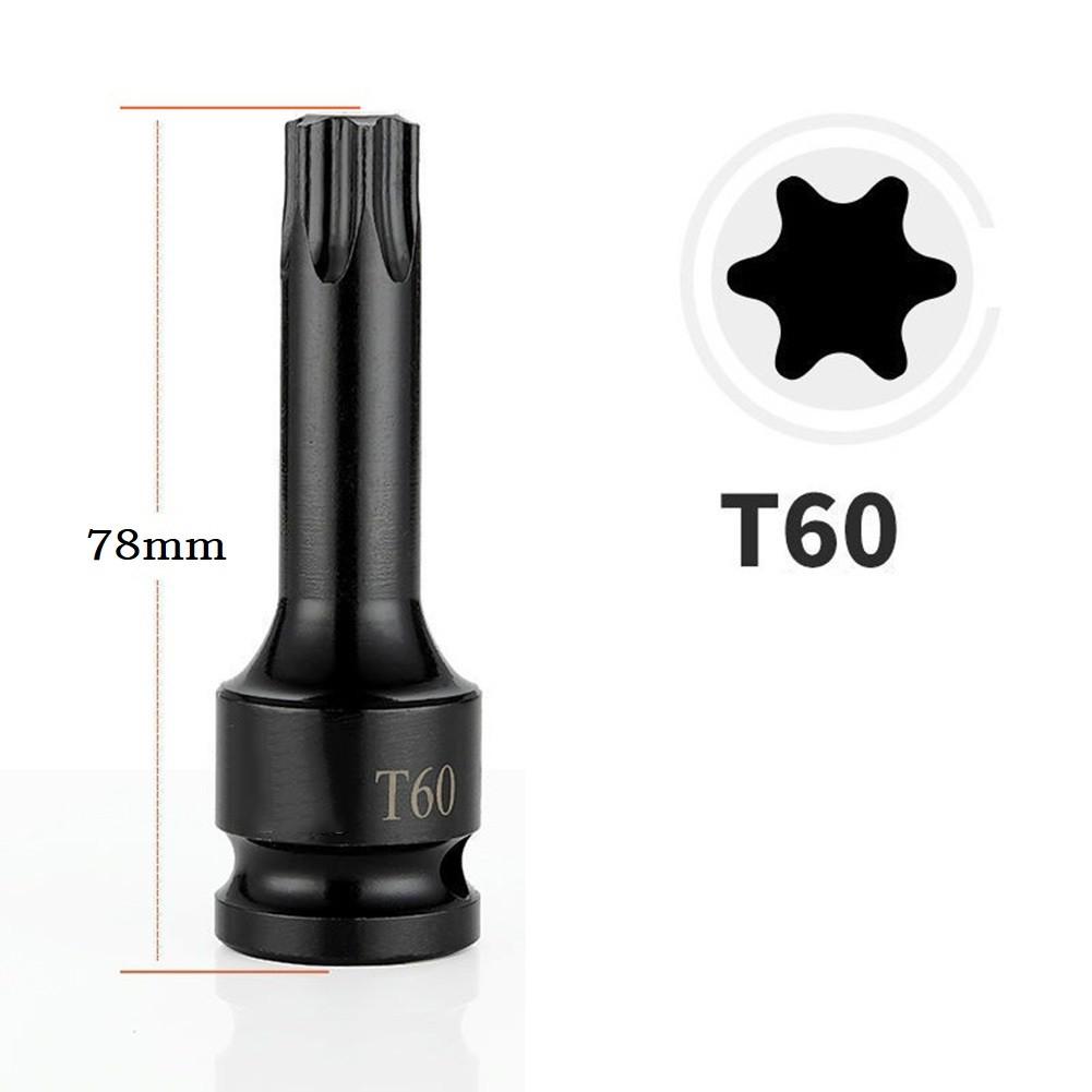 1/2 Inch Socket Adapter Driver Star Bit Electric Screw Adapter Head