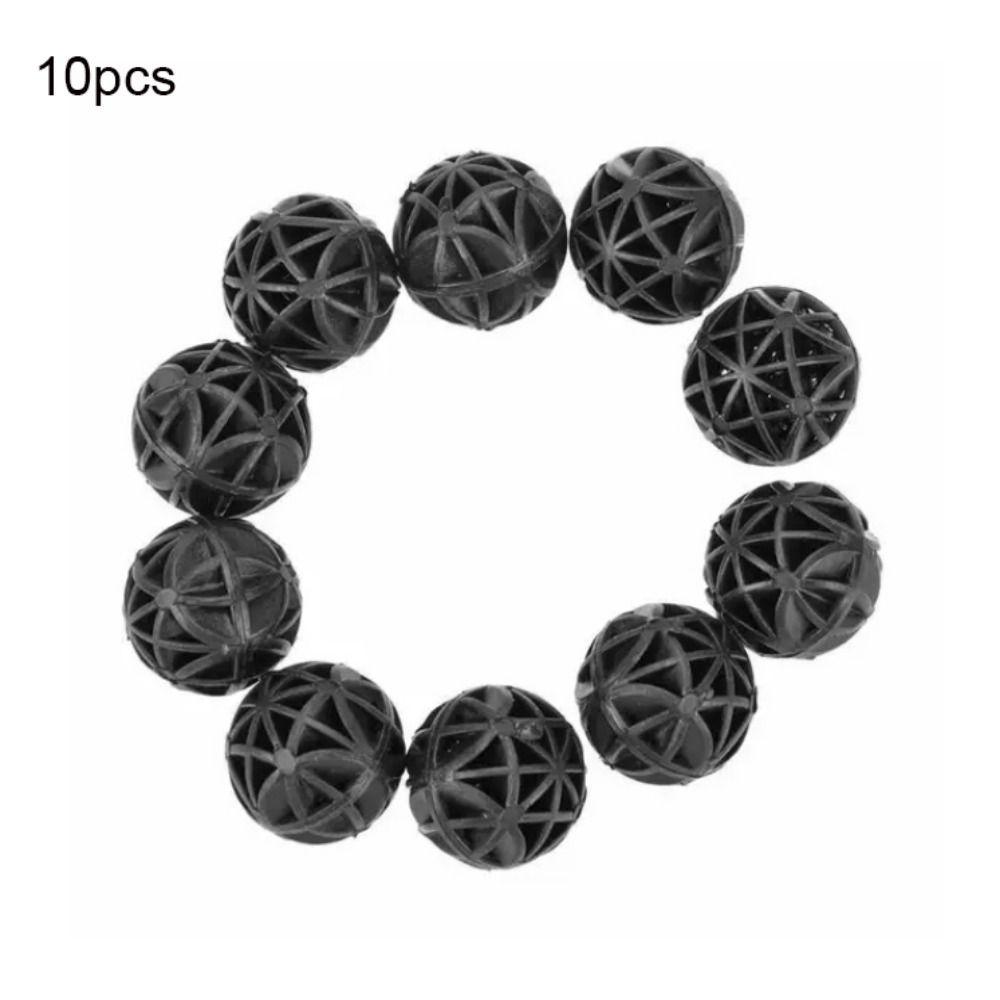 10pcs PVC Aquarium Filtration Balls 16/26mm Wet/Dry Canister Filter Media  Fish Pond Tank