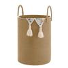 Cotton Rope Laundry Basket - Large Capacity Woven Storage for Clothes, Toys, and Sundries