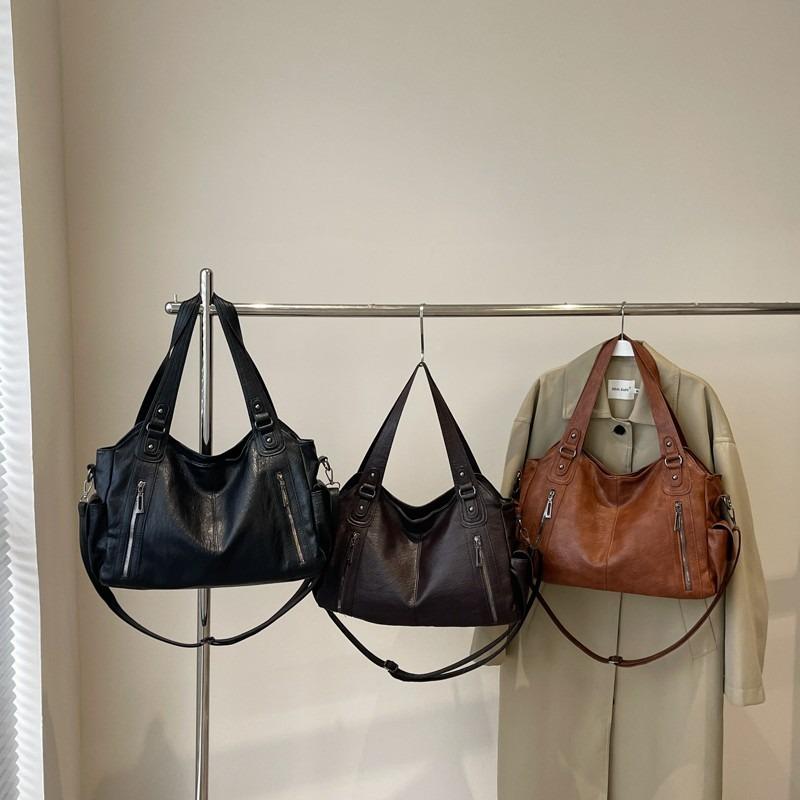 Winter Female Handbag Large Capacity Shoulder Bags Big Tote Bag Ladies Soft Leather Hobos Messenger Bags Women Shopper Bag