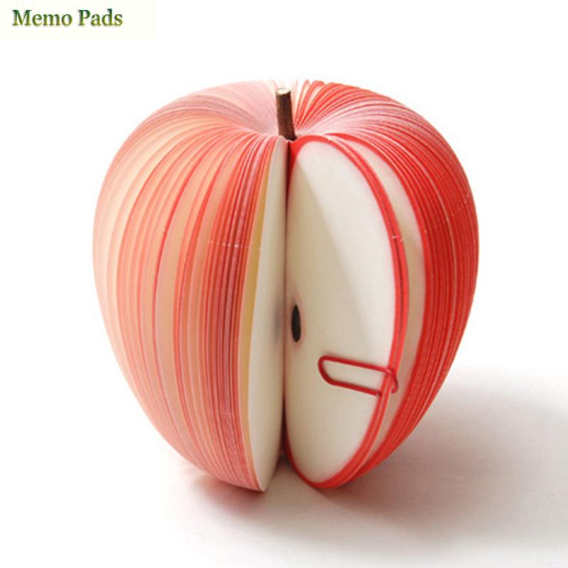 1set Cute Sticky Notes Creative DIY Fruit Memo Pads Wall Stickers Paper Korean Stationery Office Papelaria Supplies
