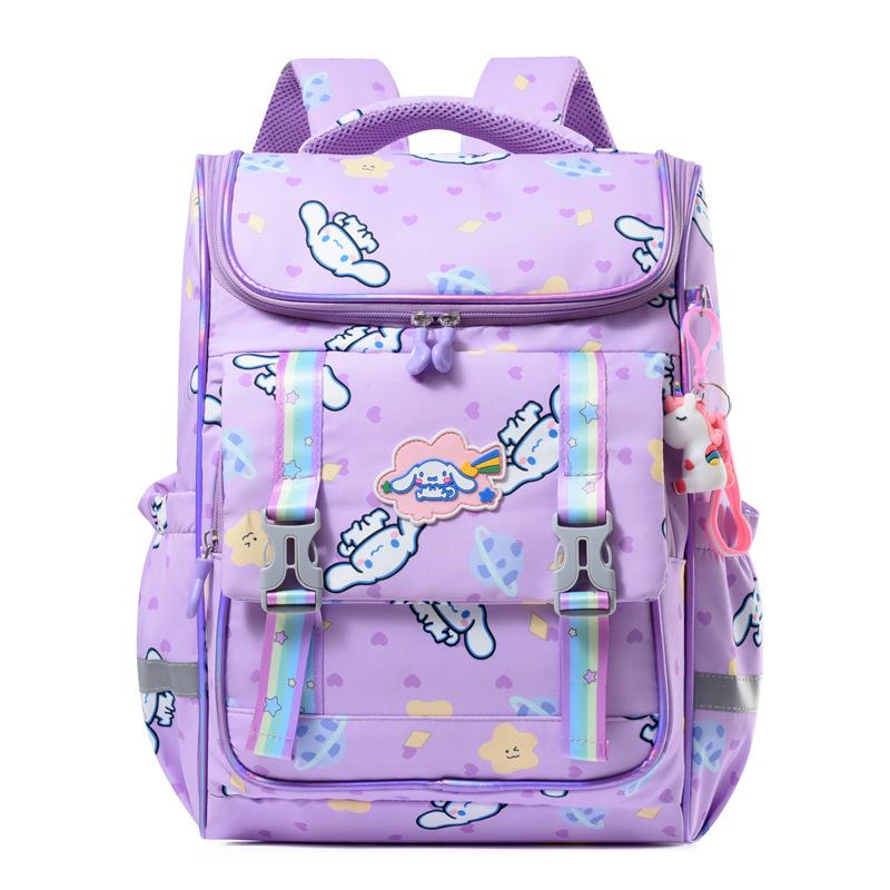 The new schoolbag for primary school students reduces the burden and protects the spine, and the large-capacity space backpack is