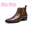 Fashion Vintage Men's Shoes Handmade Men Winter Plush Snow Boots 2024 New Arrival Ankle Boots for Men Brand All-match Mens Chelsea Boots