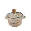 Cute Bear Transparent Borosilicate Glass Soup & Milk Pot, Heat-Resistant for Instant Noodles