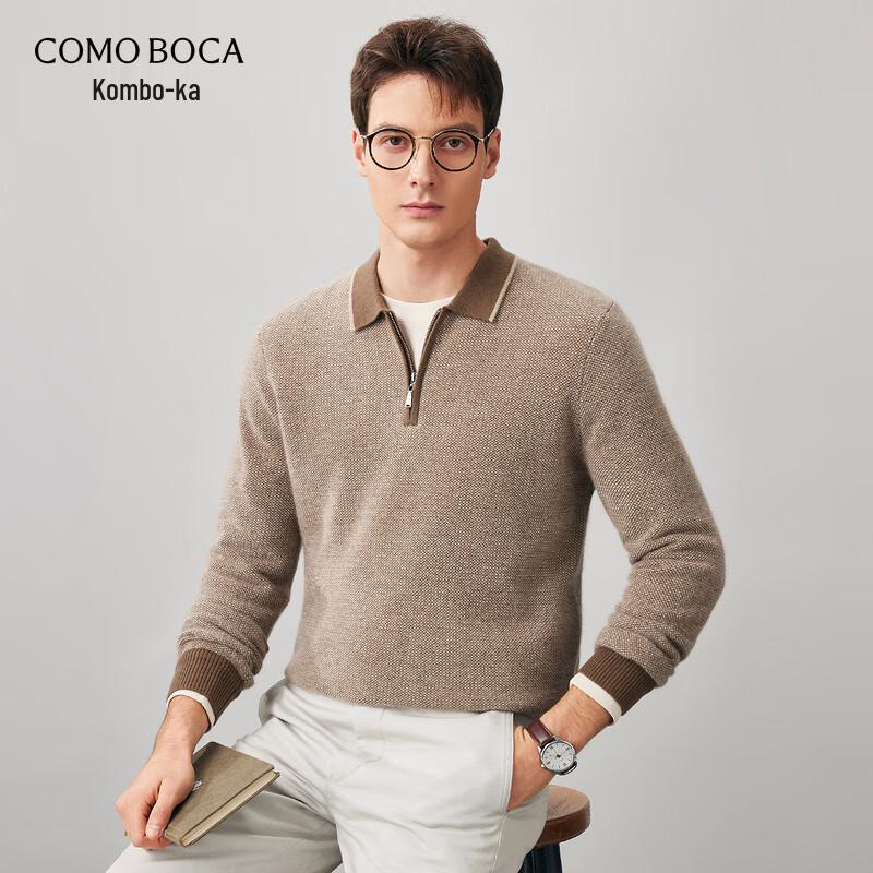 

Comon Boca Men s 100% Cashmere Half-Zip Sweater 3XL